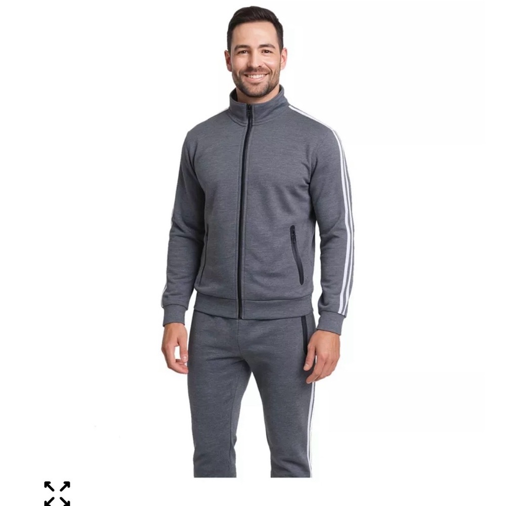 Galaxy By Harvic Gray Premium Track Suit